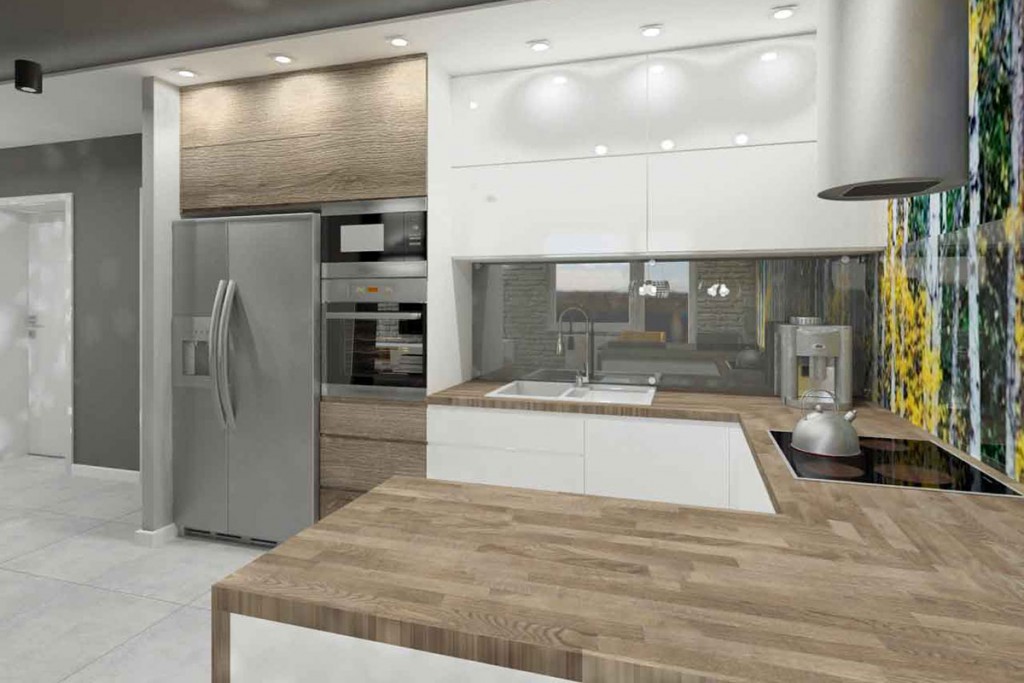 Projekt wnętrza JLT Design z meblami na wymiar do kuchni od Mobiliani.
